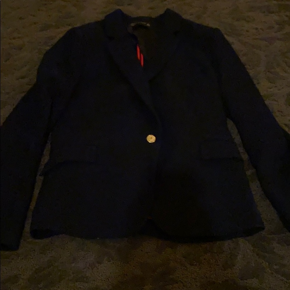 NWOT! Zara Navy textured blazer